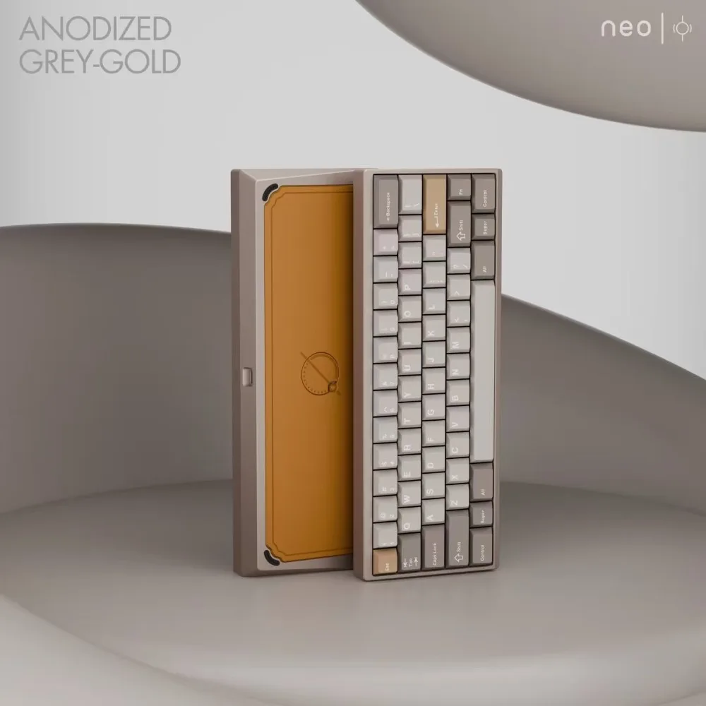 

Комплект механической клавиатуры NEO60 CORE, беспроводная трехрежимная прокладка, горячая замена, индивидуальный алюминиевый корпус, офисная игровая механическая клавиатура