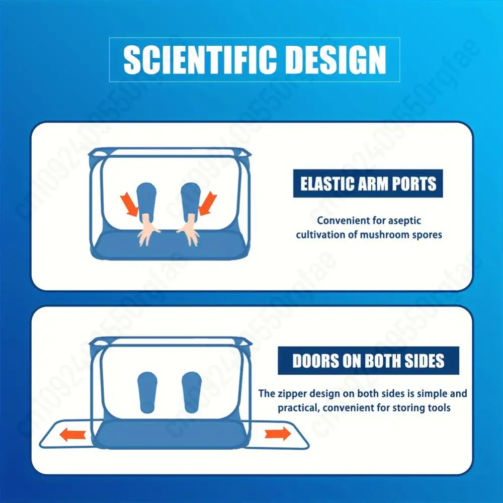 مجموعة خيمة تزايد الفطر Mycology Still صندوق الهواء Mycology دخان محطة انتشار للعلماء/مزارع الفطر المنزلي #5