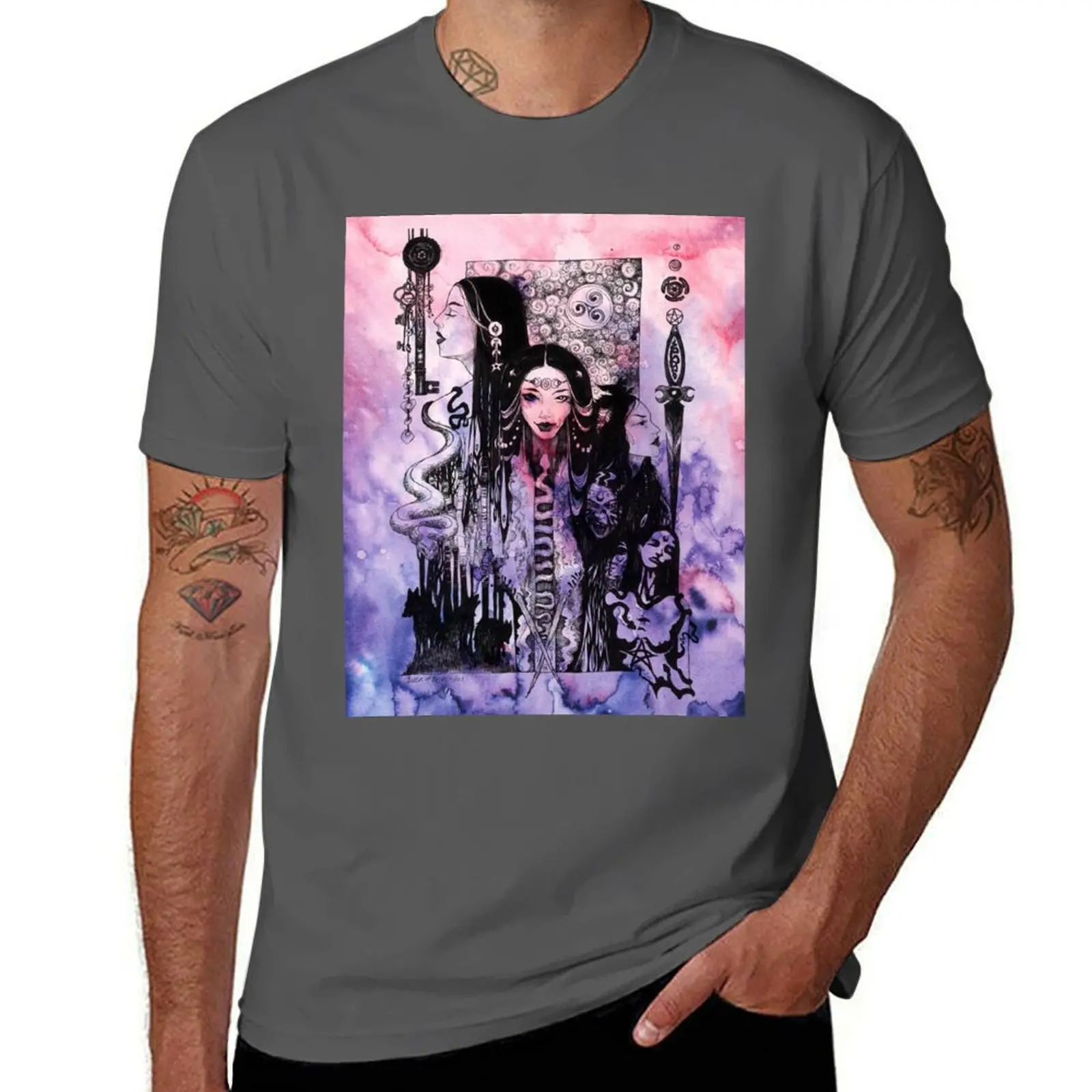 

Hecate Witches the Queen of T-Shirt Breathable Lightweight Summer Top