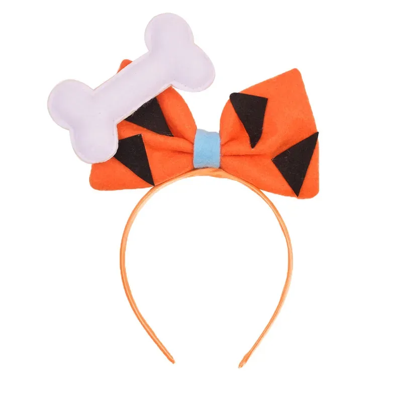 Ad1 2022 bebê traje de halloween roupas flinstones seixos crianças meninas cosplay tutu vestido com hairpin desempenho palco co5 @ rd ~