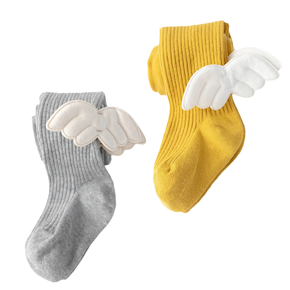 

Girls Tights Stockings Pantyhose 2 Pairs Warm Knitted Long Socks Leggings Soft Fabric Elasticity Air Permeability No