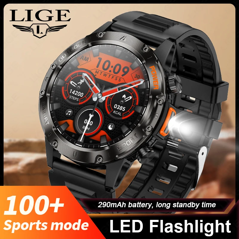 스마트 블루투스 손목 시계 방수 스포츠 모드 이미지