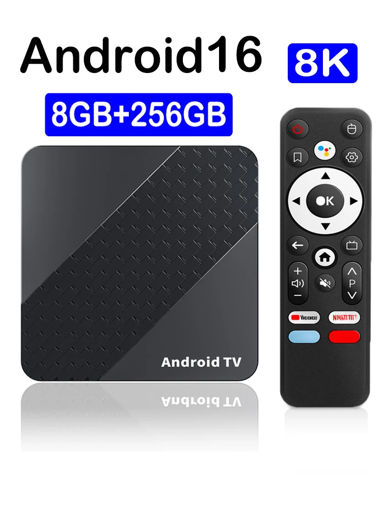 TV Box X10 Smart Android 16 TV Box RK3518 Dual Wifi 5G Wifi6 Google Assistent Netflix 8K 32GB 64GB 128GB 256GB Snelle Set Top Box - afbeelding 2