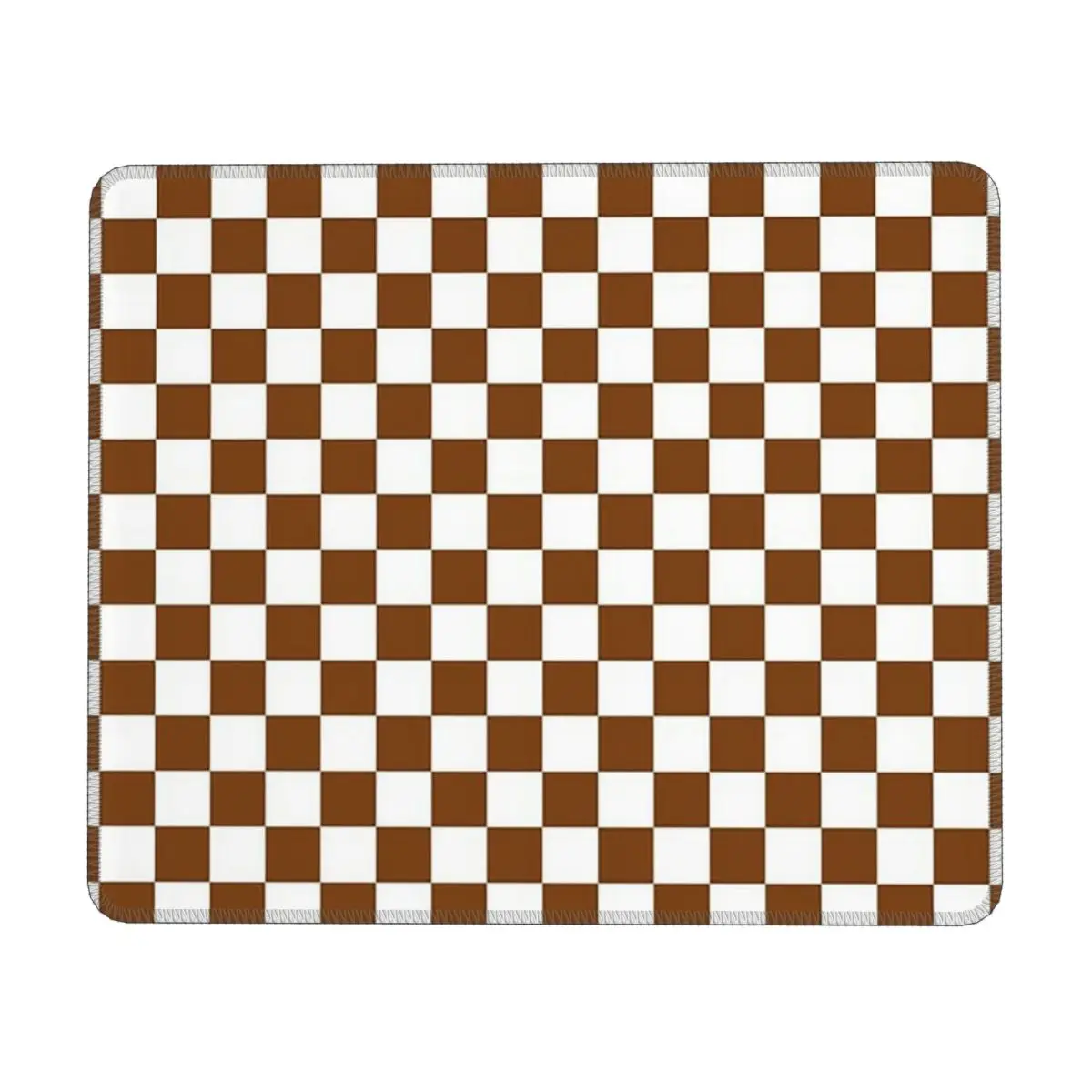 White And Chocolate Brown Checkerboard Mouse Pad Computer Keyboard Mouse Mat Gamer PC Desk Mat Office Table Mats