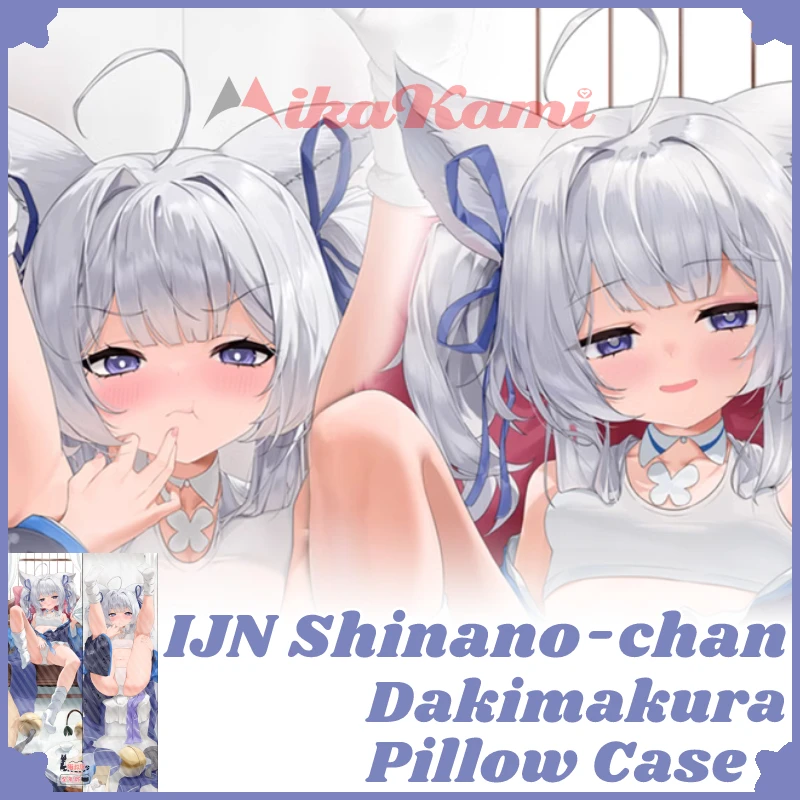 

IJN Shinano Chan Dakimakura Azur Lane Pillowcase Full Body Hugging Sexy Pillow Case Otaku Cushion Cover Home Bedding Decor Gift