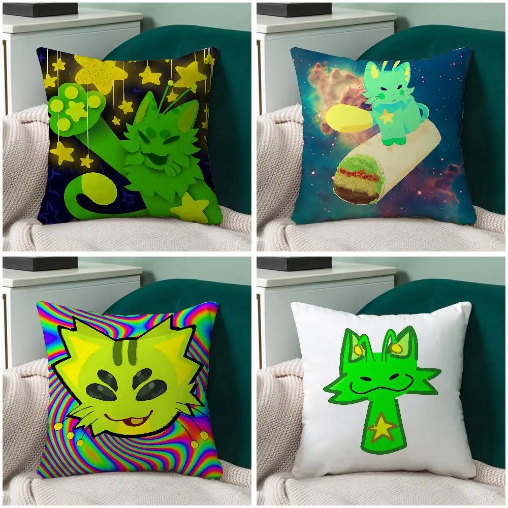 

Cute Funny H-Gnarpy Pillow Case Throw Pillow Cover Nordic Vintage Style Cushion Covers Home Living Room Sofa Couch Seat Decor