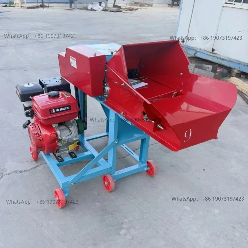 Máquina picadora de hierba de forraje de alimentación de ganado, cortador de Silage, trituradora de paja, máquina cortadora de paja para granja de alimentos de animales