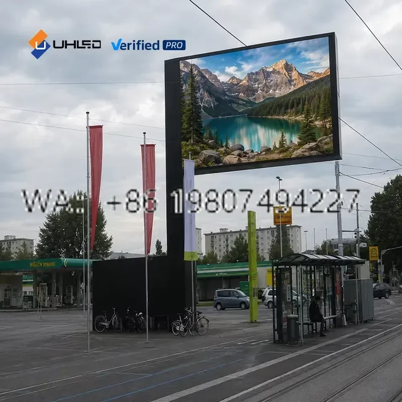 for UHLED 960x960mm P6.67 Outdoor Fixed LED Display Waterproof Heat Dissipation Advertising Billboard Screen