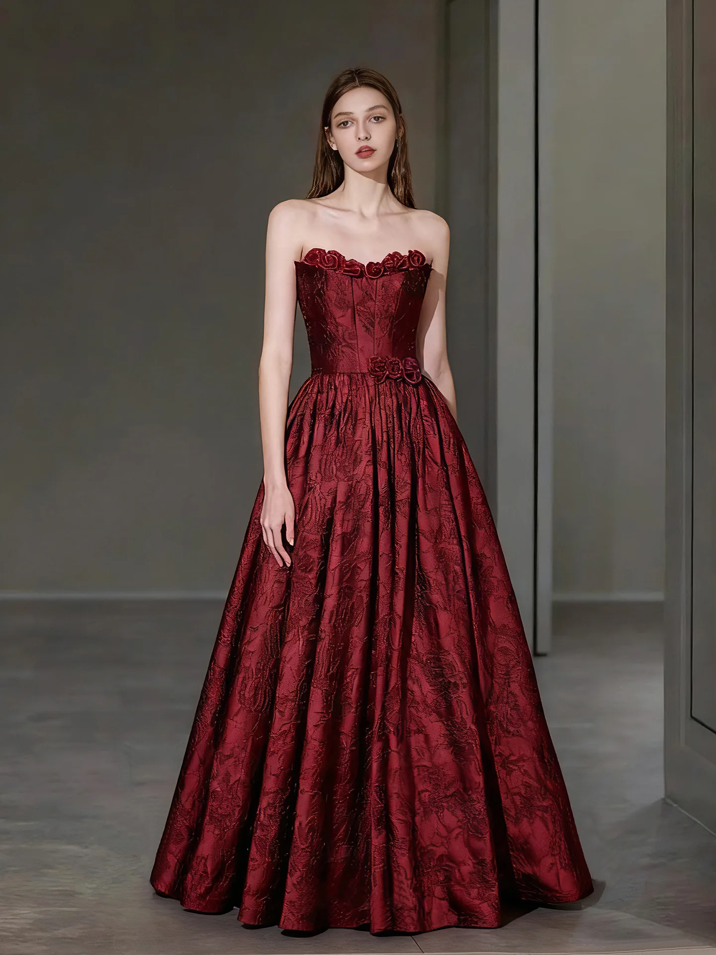 Formele avondjurken Klassieke strapless feestjurk Formele galajurk Aangepaste elegante feestjurken Vrouw 2026