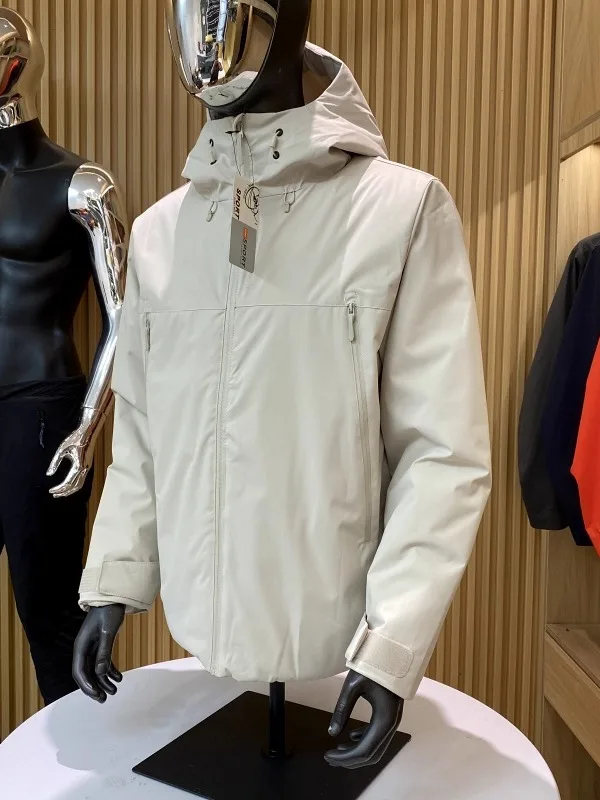 

Peak Outdoor Men's Loose Fit Hooded Cotton Jaet Windproof Water Repellent All Weather Cold Resistant Warm Autumn Winter Fas...