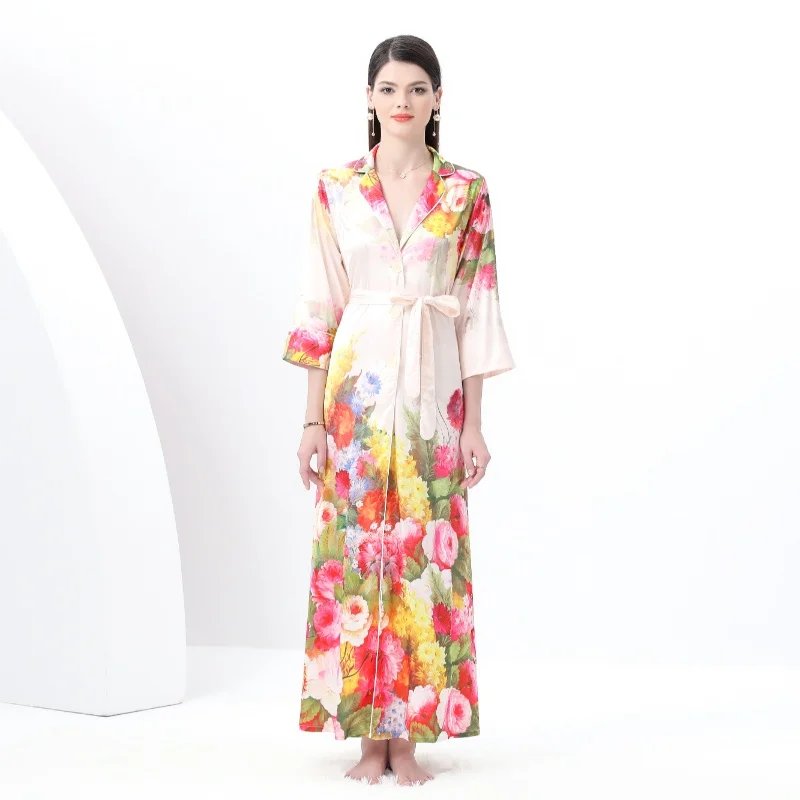 

Early Spring Casual Printed Spwear Set with Lace Collar Two Piece Set Comfortable Home Clothes for Men And Women
