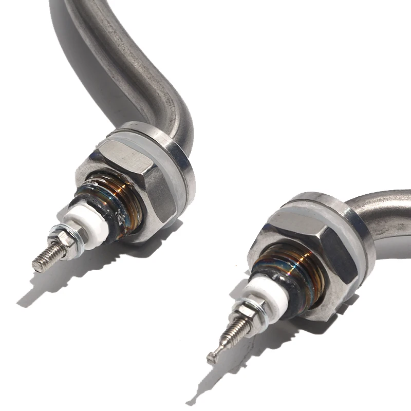 SNDHEATER 220 В M16 Резьба Электрический водонагреватель Нагревательный элемент Диаметр 220 мм Круглое сопротивление Нержавеющая сталь 304 2 кВт для котла