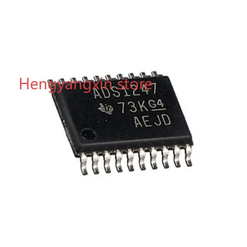 2PCS ADS1247IPWR  , TSSOP-20 , Analog to Digital Converters - ADC Low Noise,Prec 24B ADC, New Original