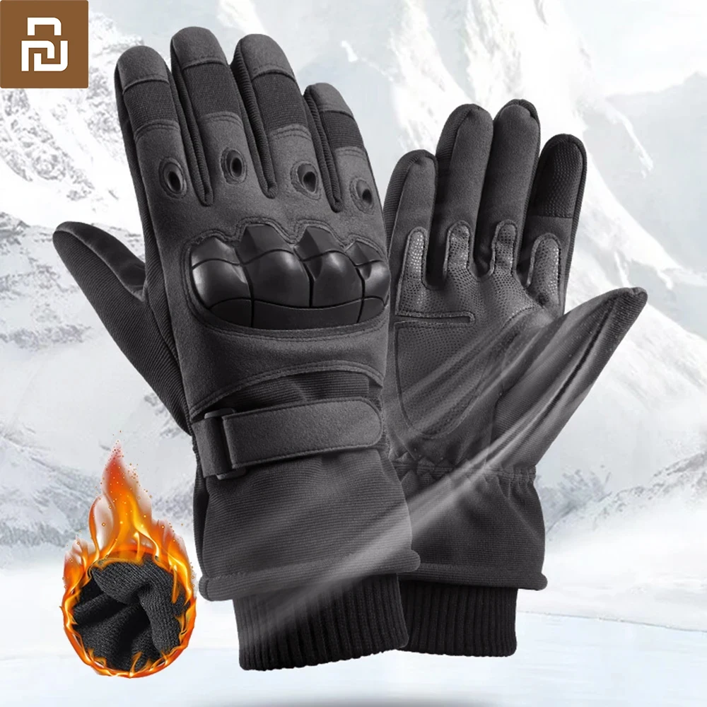 

Xiaomi Winter Cold-proof Motorcycle Gloves Full Finger Military Glove Outdoor Sport Guantes Para Motociclistas Motocross Glove