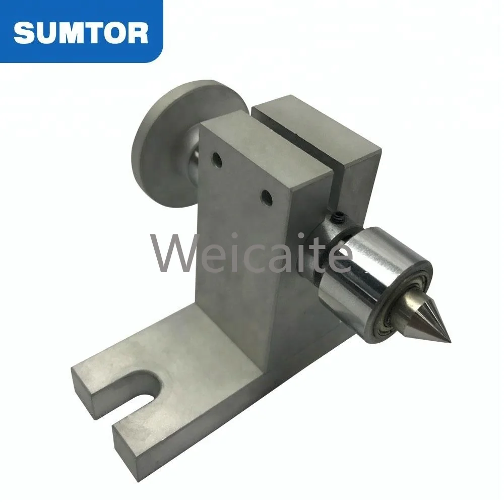 CNC 3040 Machine Parts A Axis Rotary Axis Tailstock 4th Axis With 50mm 3-Jaw Chuck For Wood/Metal Router Milling Machine