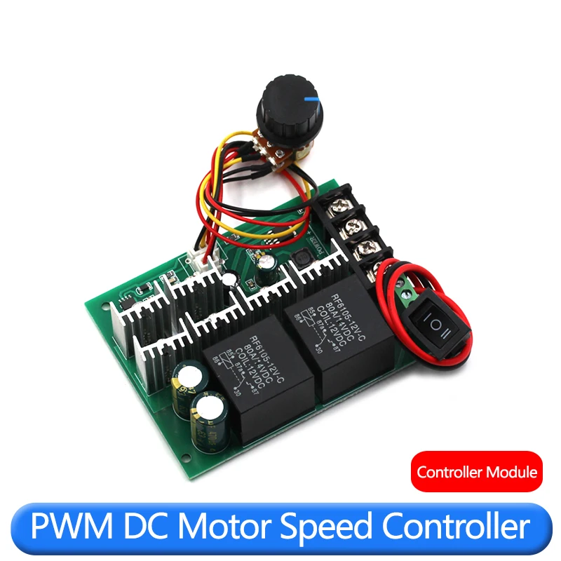 High power 40A forward and reverse DC motor speed regulator brushed motor controller DC12V24V36V