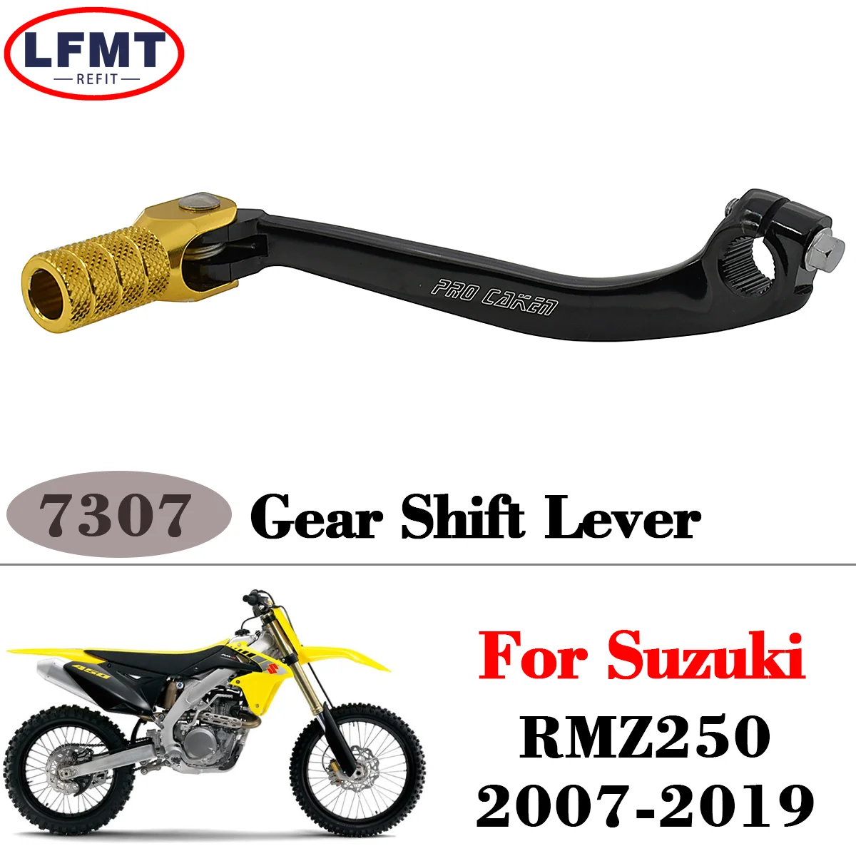 

Motocross CNC Folding Gear Shift Shifter Lever For Suzuki RMZ250 RM-Z250 RMZ-250 RM Z250 RMZ 250 2008-2016 2017 2018 2019 2020