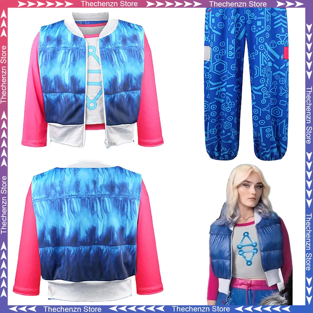 

Fancy Dress Zombies 4 Addison Cosplay For Girls Street Dance Clothing 2025 TV Costume 6 to 14 Years Roleplay Party Outfits