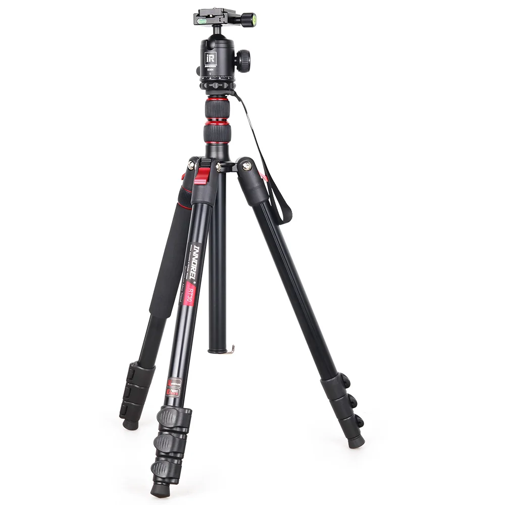 RT30 profesjonalny statyw Monopod stop aluminium szybka klapka blokada podróży wysoki statyw do lustrzanka cyfrowa kamera 36mm Ballhead — zdjęcie 2