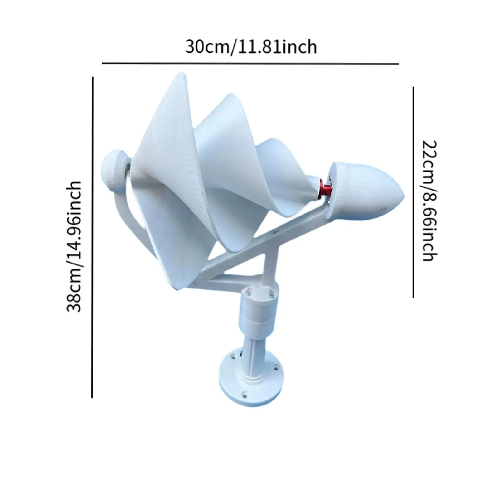 Spiral Wind Turbine Generator Three Phase Brushless DC Output Replacement High
