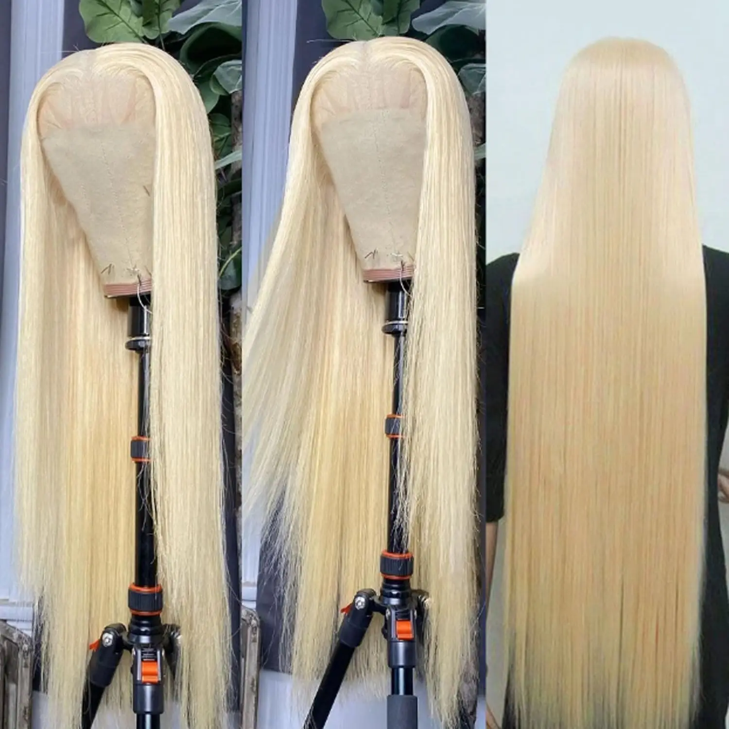 30 42 Inch 13x4 Straight 613 Blonde Lace Front Human Hair Wigs Transparent Remy Brazilian 13x6 Lace Frontal Wig Pre Plucked