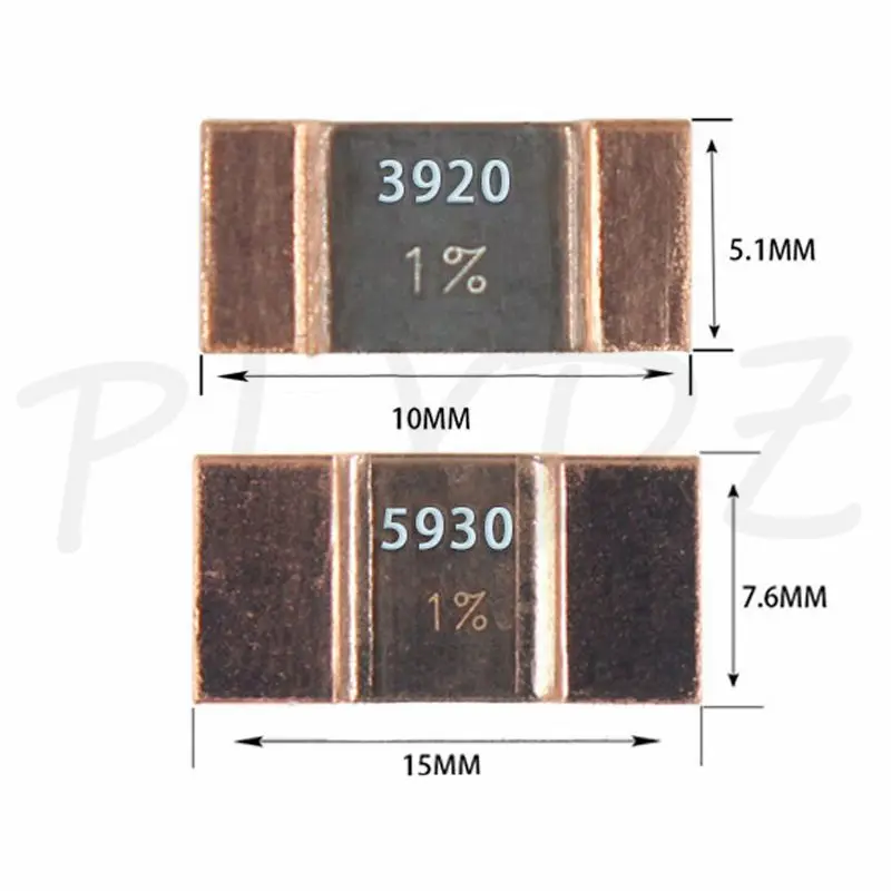 50PCS  3920 5930 1% precision manganese copper patch milliohm resistor R001 R002 R003 R004 R005 ohm 1mR sampling shunt resistor