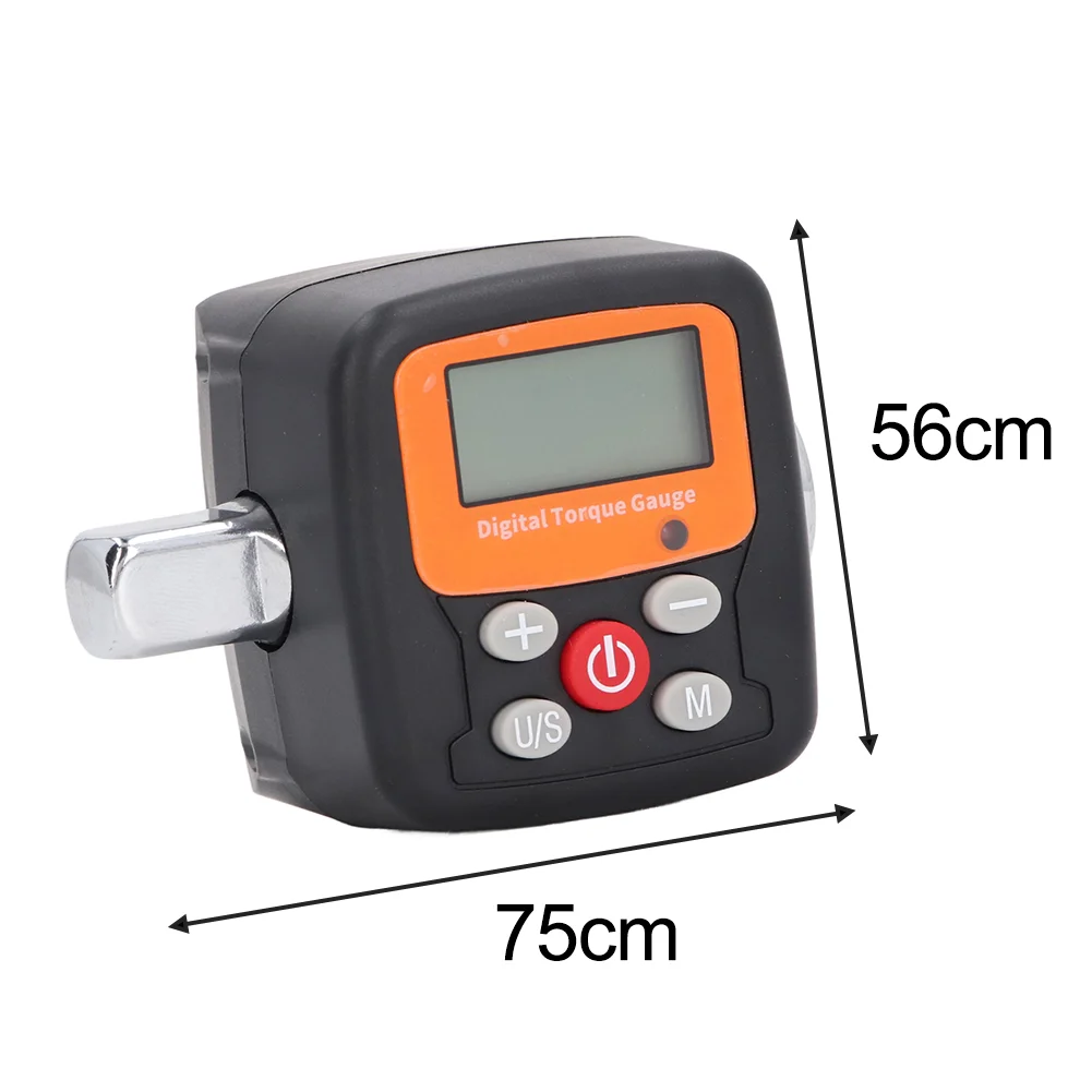 Repair Tool Gauge Digital Torque Meter For Precise Bolt Tightening Clear Large Screen Display Backlight Function Support