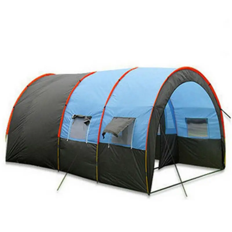 

Large Camping Tent With Rooms 8-10 Person Tunnel Tent For Camping Portable Tent Camping Accessories Waterproof Windproof Tent