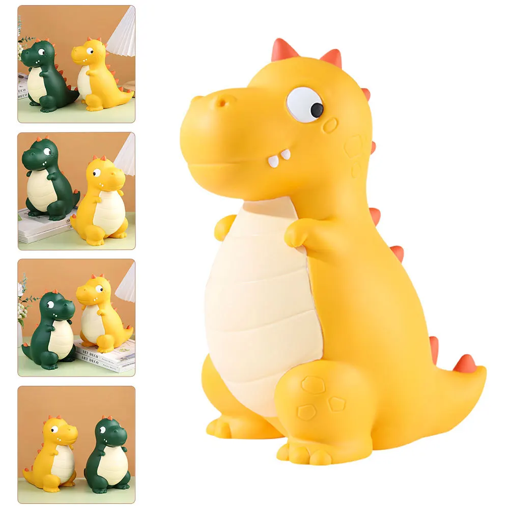 OATIPHO Dinosaur Piggy Bank for Kids Animal Bank Savings Jar Vinyl Money Box Toy Cartoon Baby Gift