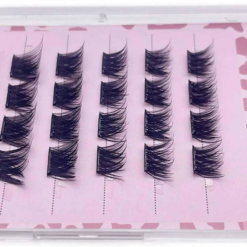 Self Adhesive Self Adhesive Eyelashes Clusters Natural Wispy Press On Lashes No Glue Needed Reusable Self Adhesive Lash Clusters