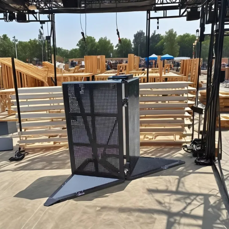 Highway Steel Stage Crowd Control Safety Barrier Soccer Field Protection Aluminum Barrier Tradeshow Exhibition Equipment