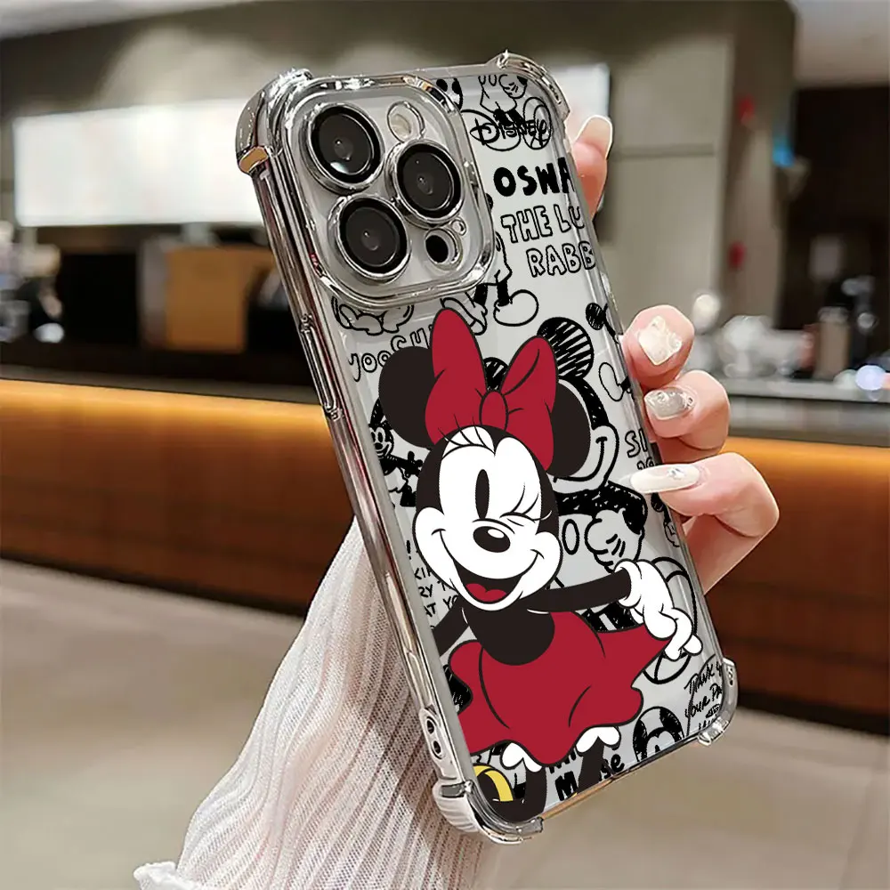 Funny Disney Mickey Mouse Phone Case For Redmi Note 15 Pro 14 13 12 11 10 A7 Pro Plus 5G Redmi 15A 15 15C 14C 13C 12C Soft Cover view 3