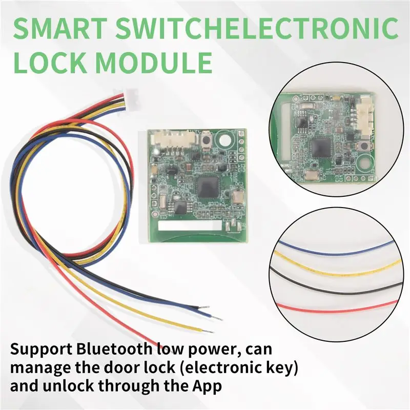 DT51 6X 4.5-10V BLE5.0 Smart Switch Electronic Lock Module for TTLOCK APP Work with Gateway G2 Alexa for Google Home