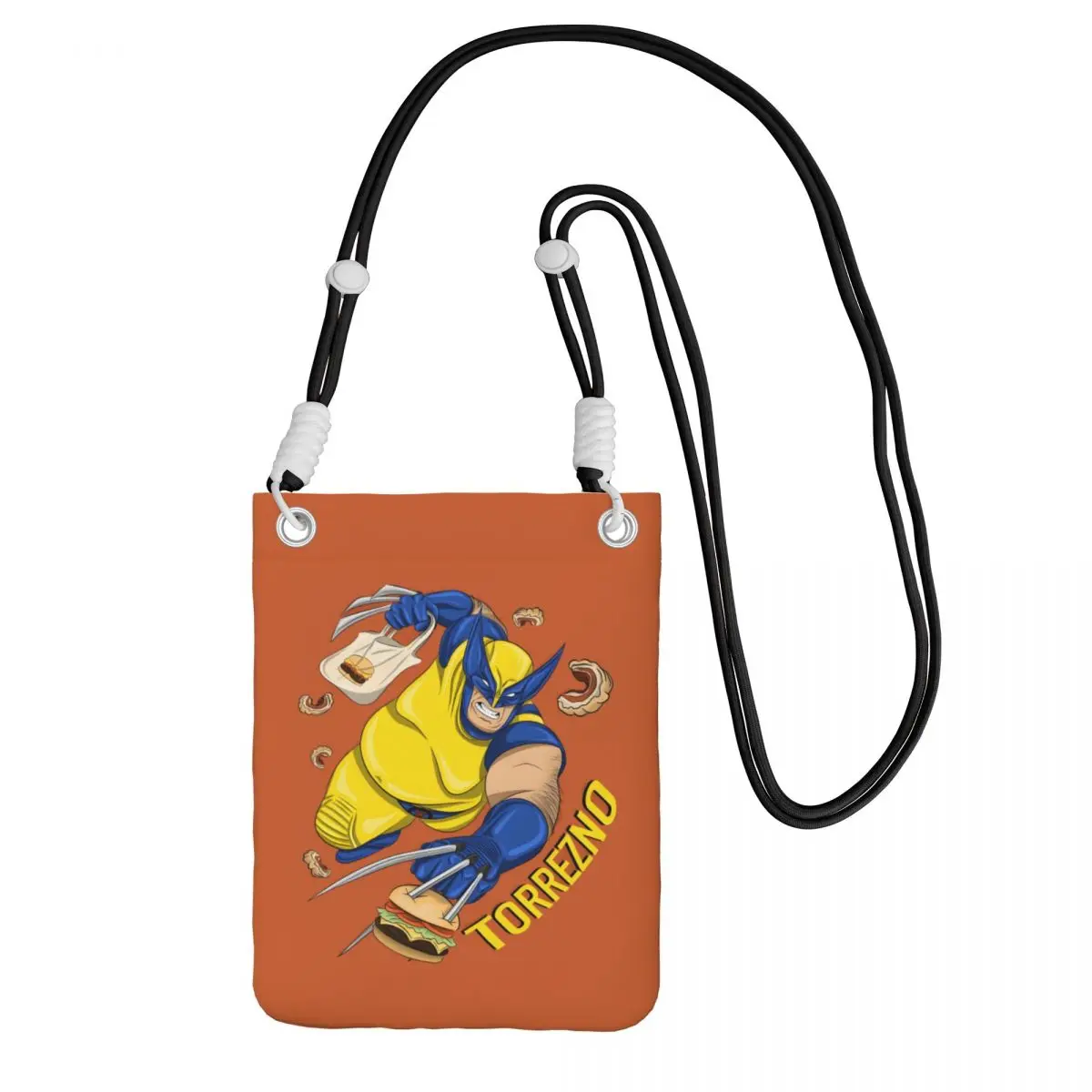 

Custom Wolverine Smart Phone Wallet With Strap Steel Claw Crossbody Bag Men Women Cycling Camping Mobile Phone Bag