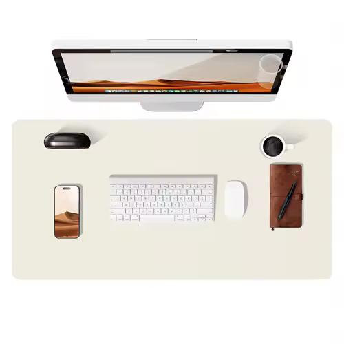 Large Mouse Pad,Office Desk Mat, Leather Desk Pad Protector, Non-Slip PU Leather Desk Blotter, Laptop Desk Pad - Image 25