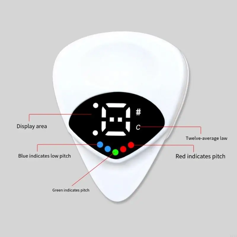 X7XB Double Function Guitar Tuner Ukulele with Pickup For Accurate Tuning of Acoustic Guitar and Ukulele, Lightweight Designs