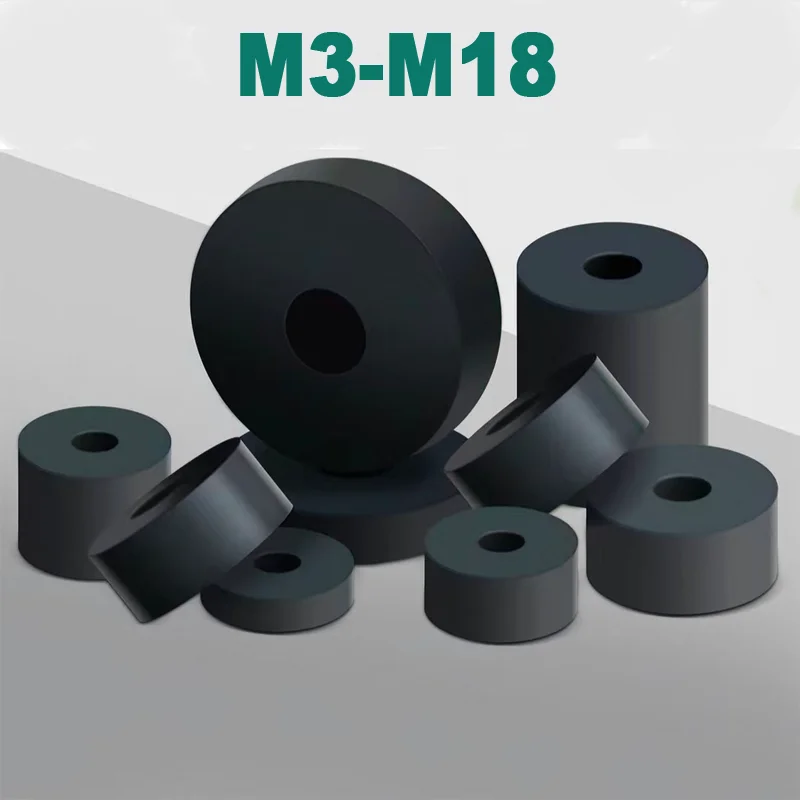 Rubber Anti-Vibration Pads for Air Conditioner Outdoor Unit | Noise Reduction Feet Mat