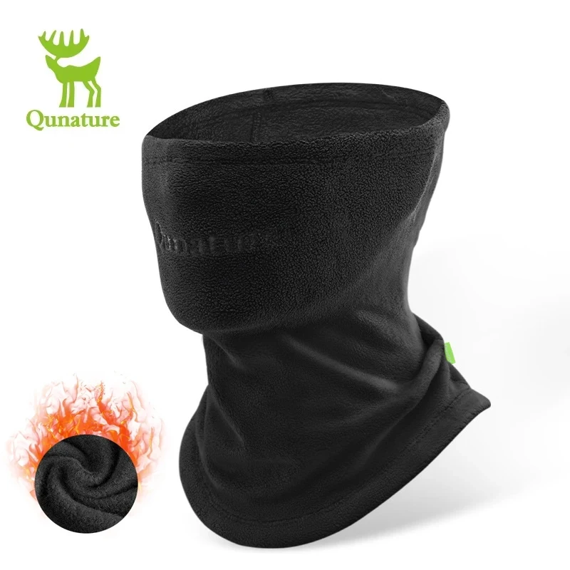 Qunature Winter Thermal Cycling Face Cover Wiatroodporny ocieplacz na szyję Szalik Kominiarka Polar Piesze wycieczki Narciarstwo Snowboard Półmaska