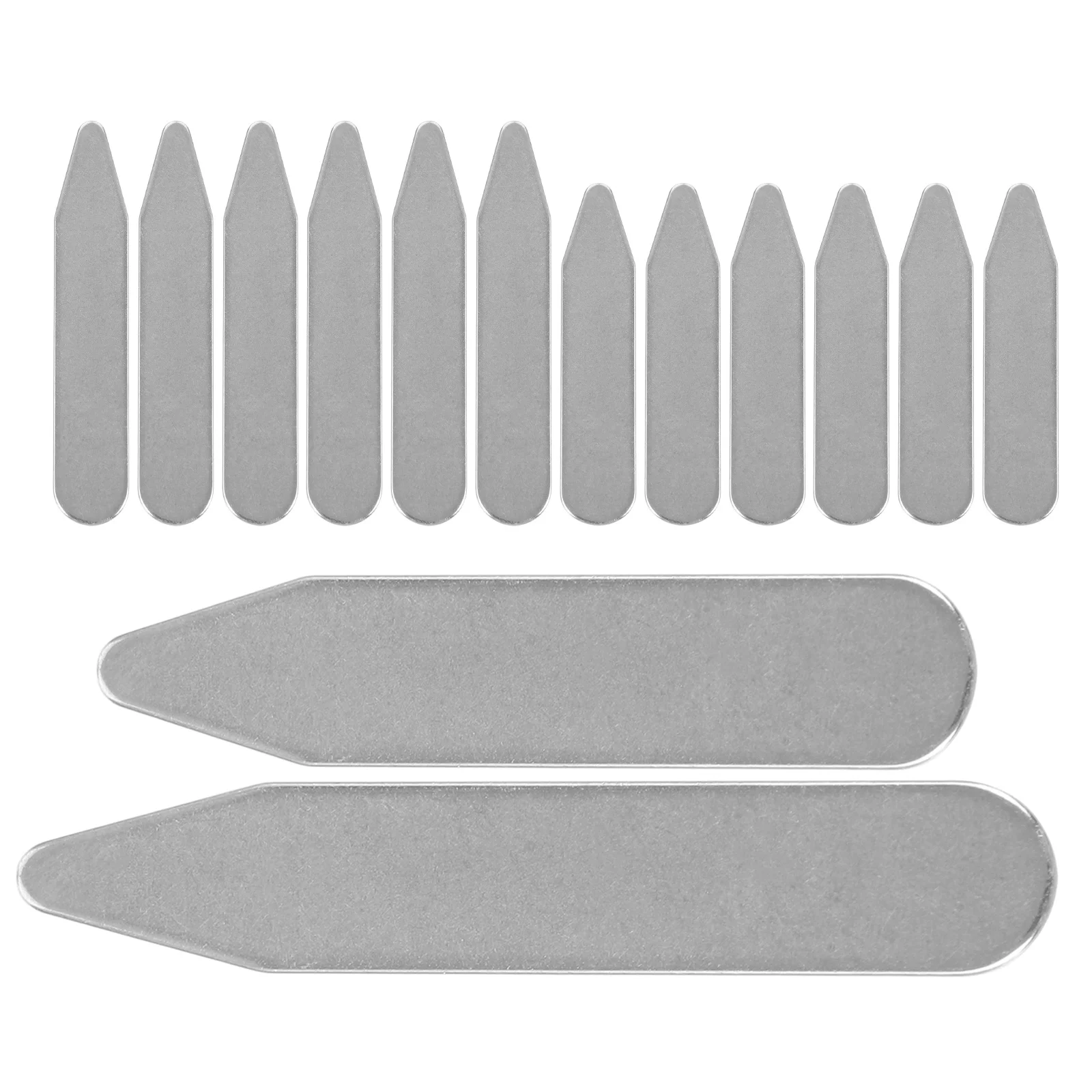 20개 셔츠 칼라 지지대 세트 - 남녀용 깨지지 않는 금속 칼라 인서트 - 스테인리스 스틸 드레스 셔츠 지지대