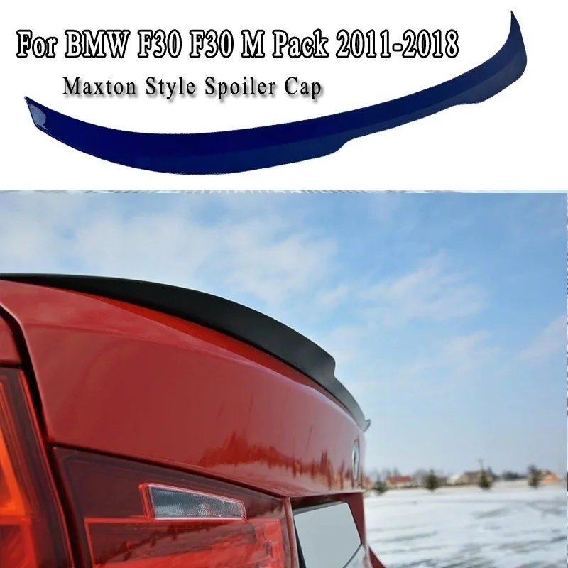 

Спойлер в стиле Maxton для BMW F30 серии 3 F30 M Pack BMW F30 2011-2018, крышка спойлера в заднем багажника автомобиля, багажник, крыша крыши, спойлер, обвес