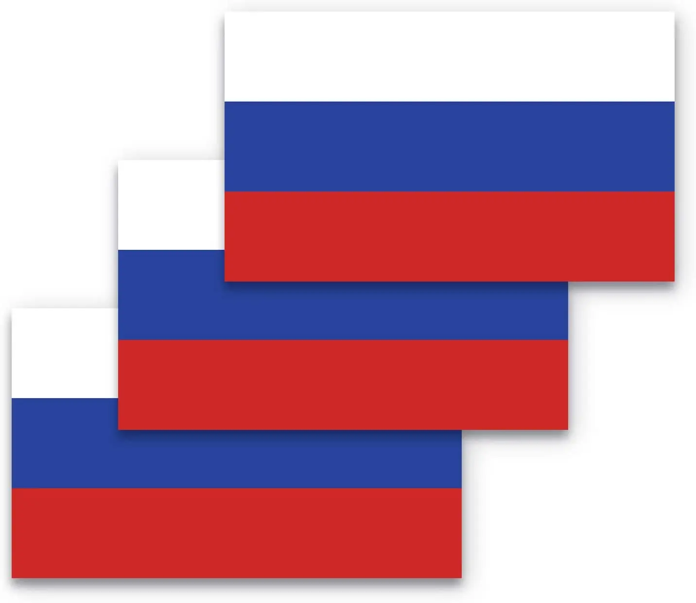 

Russia Flag Stickers Suitable for Car Motos doors and windows Computer Sticker Trolley Case Wall Bumper Waterproof