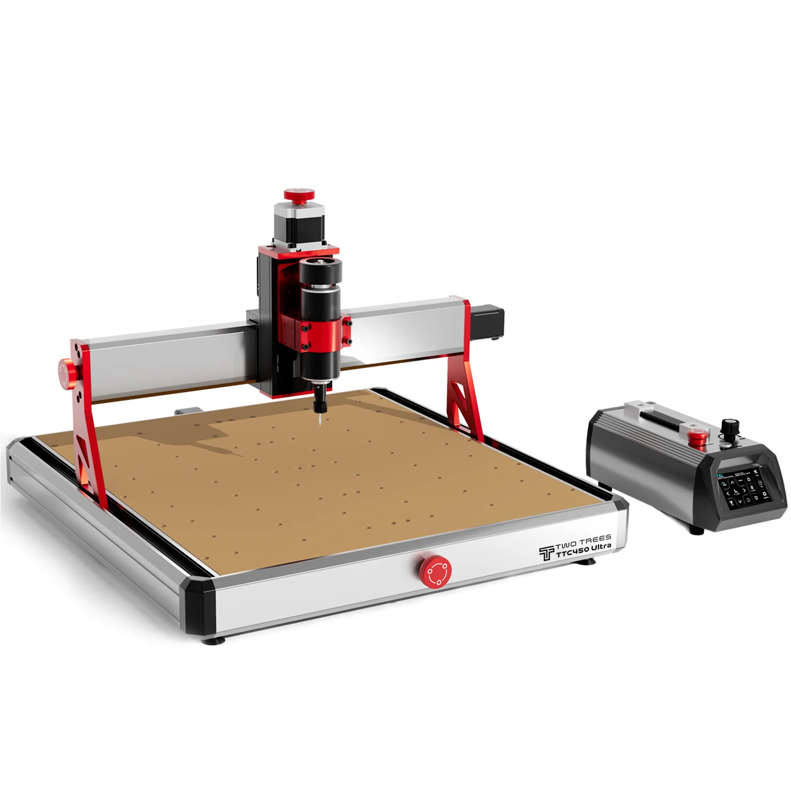 

For TWOTREES TTC450 Ultra 4 Axis CNC 2-in-1 Engraving Cutter Router Machine for Wood Stone Aluminium MDF Paper Supports AI