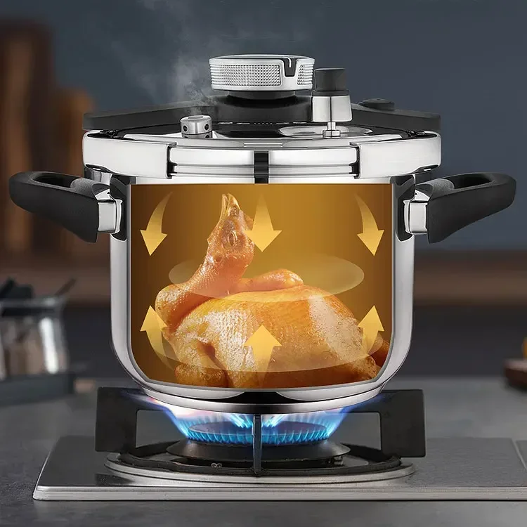 

MOEYE 6L Pressure Cooker Multifunctional Pressure-Limited Explosion-proof Pressure Cooker Stainless Steel Kitchen Pressure Pot