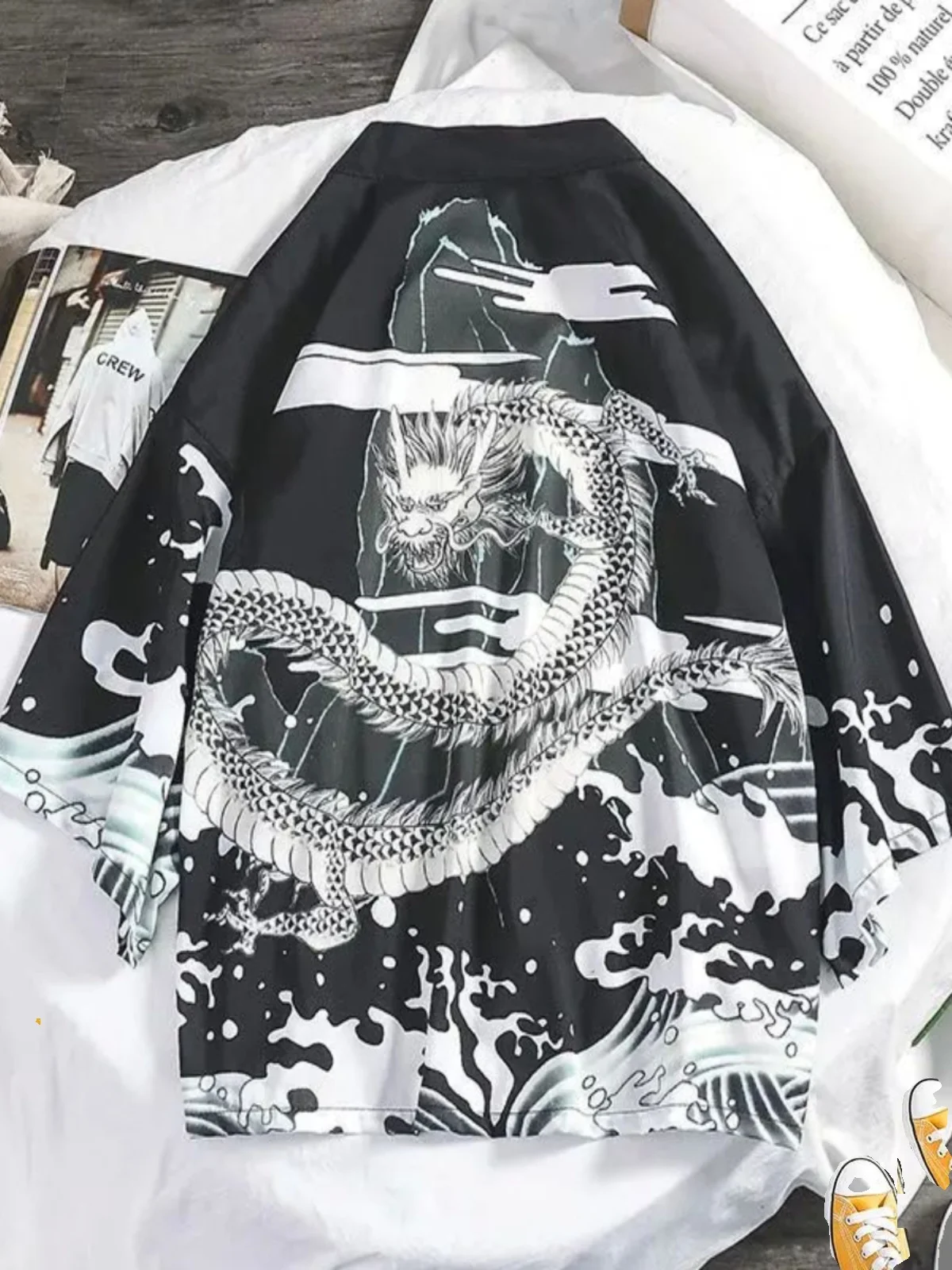 

Мужские Harajuku Sle irt Slim Fit, молодежный тренд, летние, обычные, тонкие, длиной пять свечей, для поездок на работу, чистый цвет