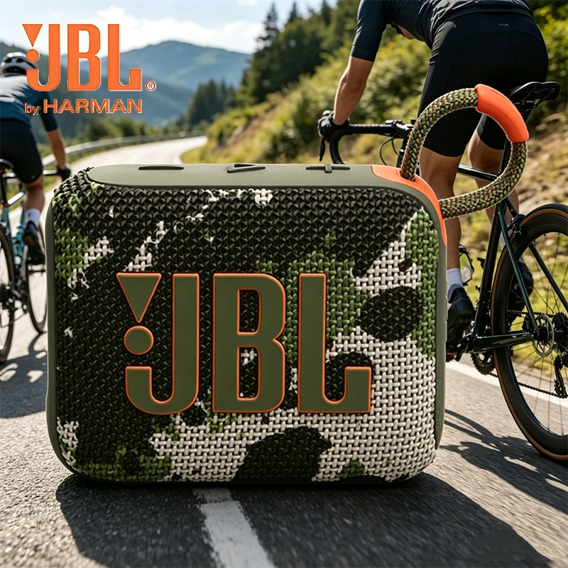 

JBL GO4 Music Gold Brick Fourth Generation Wireless Bluetooth Speaker Cycling Portable Dustproof and Waterproof Mini Speaker