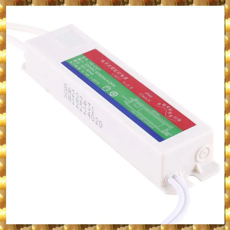 Electronexus-3KV 30MA محول إلكتروني نيون عالي التردد تحميل الجهد 0.5-2.5 متر علامة النيون مقوم إمداد الطاقة للنيون