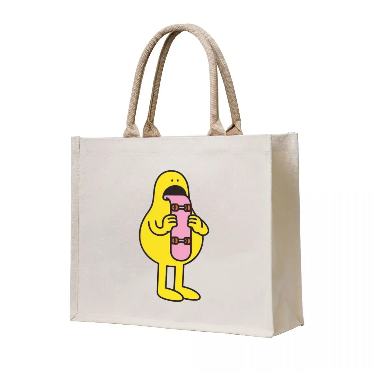 

character with a skateboard language Tote Bag great bag sacs de shopping Women's bags personalized tote bag