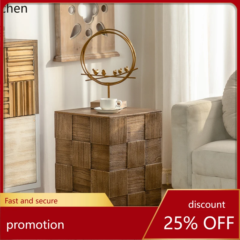 HT أريكة الجانب عدد قليل من شقة صغيرة غرفة المعيشة تخزين طاولة القهوة B & B غرفة نوم الفندق طاولة السرير #1