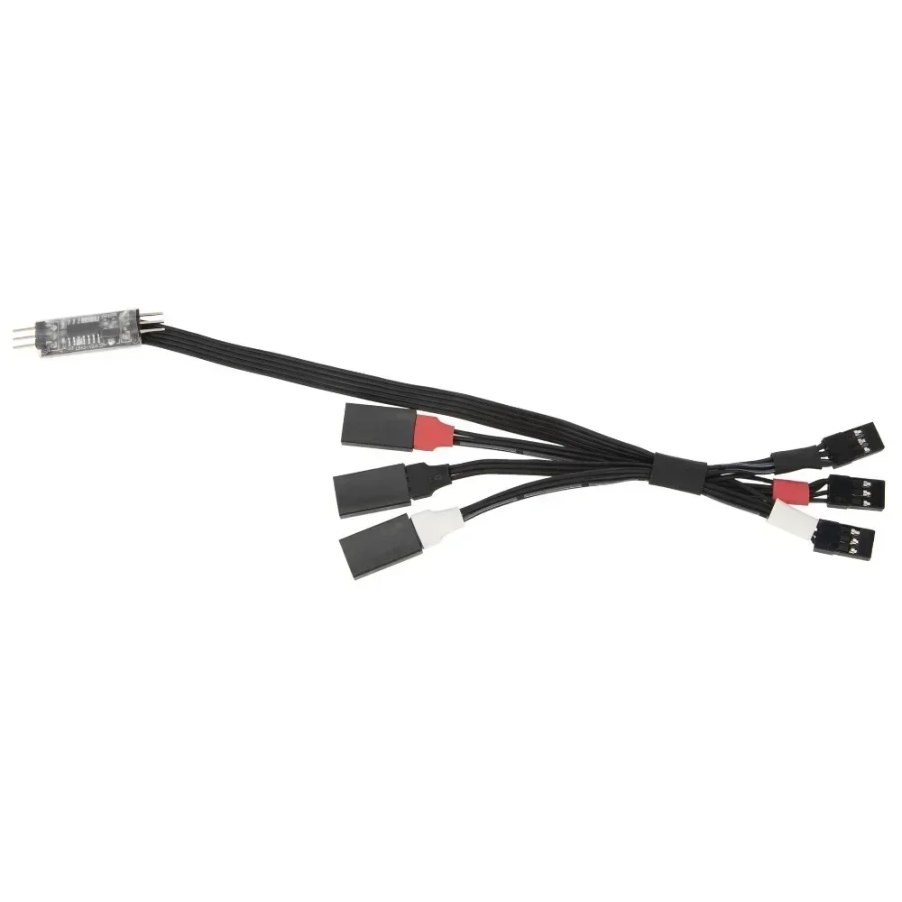 

RC Car 4WS Four Wheel Steering Control Line Panel Servo Control Cable for SCX24 TRX4M scx10 RC Crawler