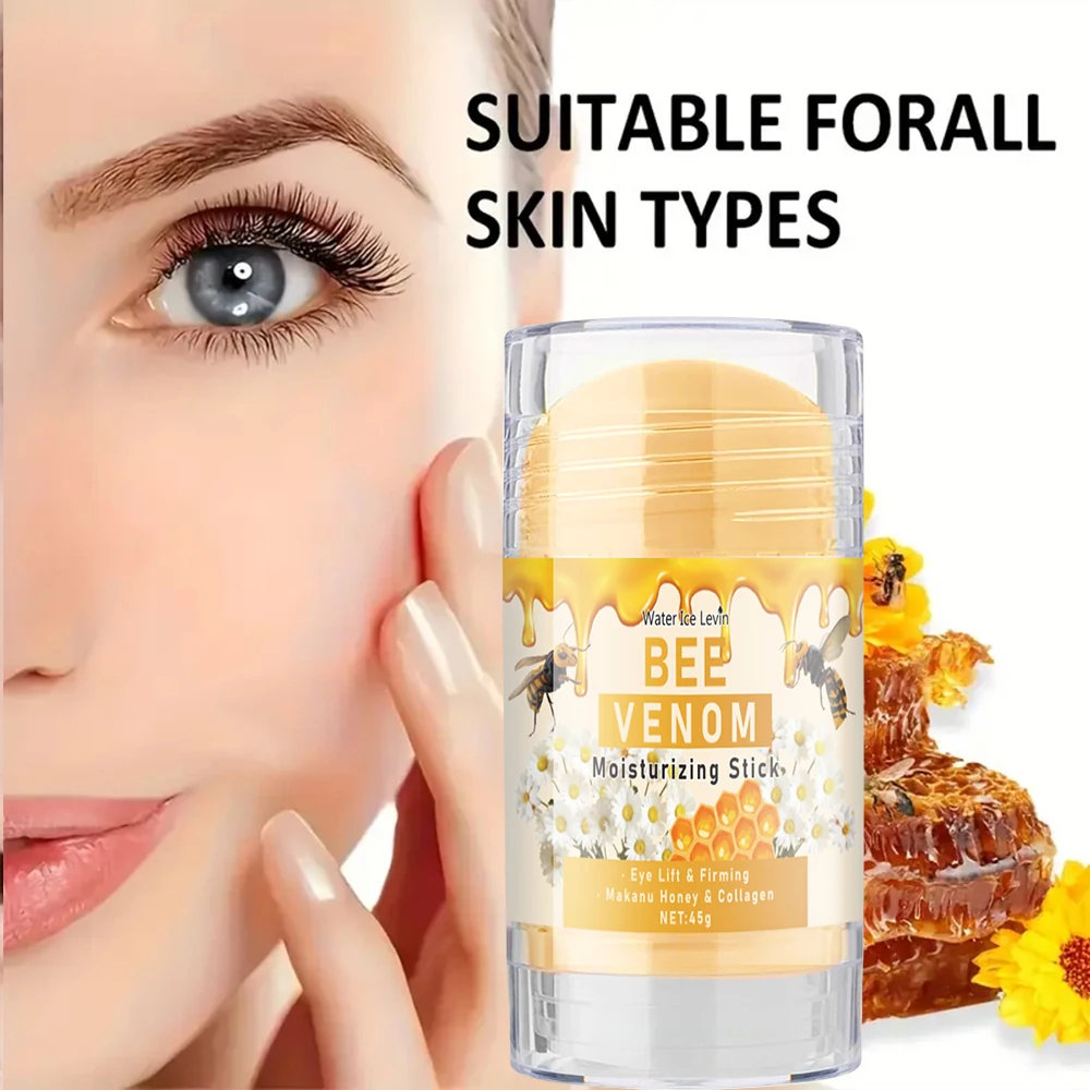 Bee Venom Eye Cream Stick Hydrates and Moisturizes the Skin Around the Eyes, Protects and Nourishes, Making the Light Beige Color More Soft view 4
